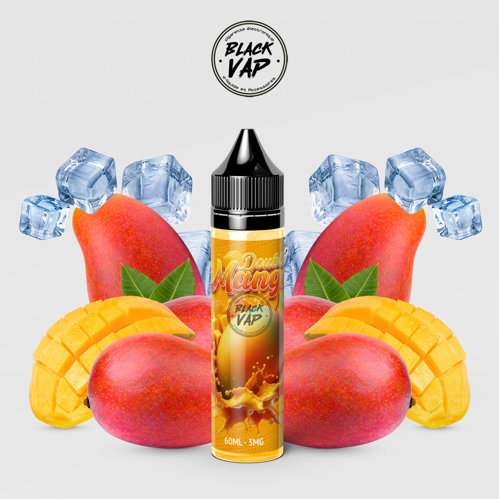 E-LIQUIDE DOUBLE MANGO 60ML - BLACK VAP