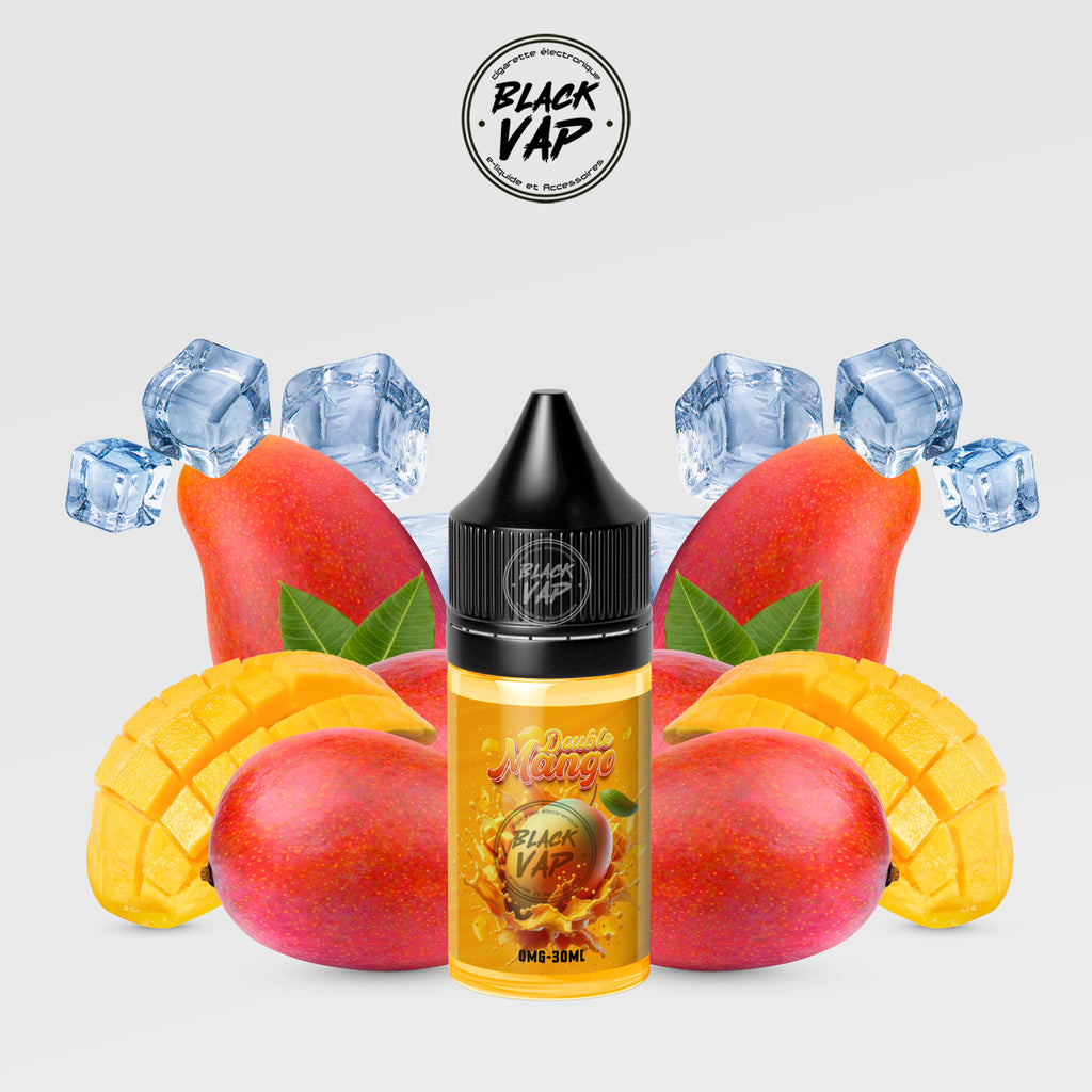 E-LIQUIDE DOUBLE MANGO 30ML - BLACK VAP