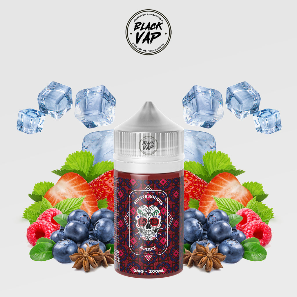 E-LIQUIDE FRUITS ROUGES MALAYSIAN 200ML - BLACK VAP