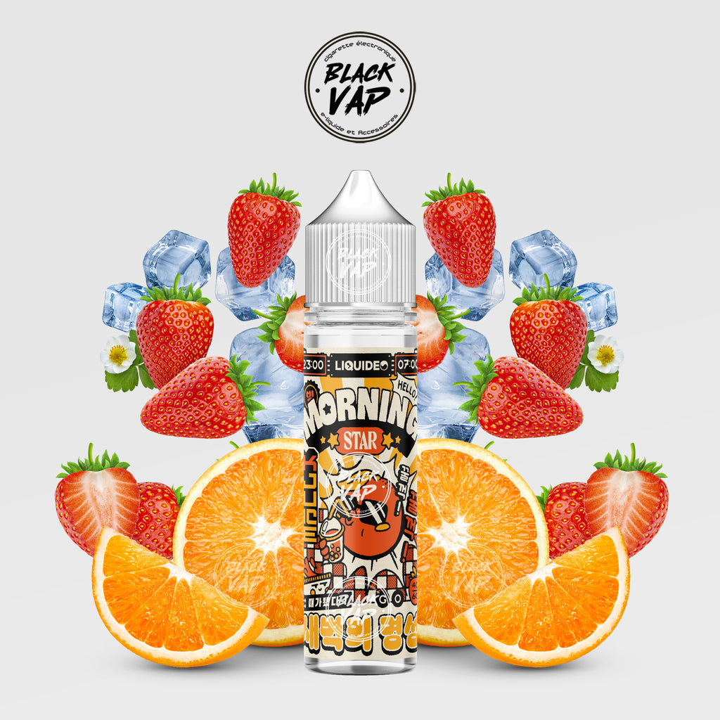 E-LIQUIDE KJUICE MORNING STAR 50 ML LIQUIDEO - BLACK VAP