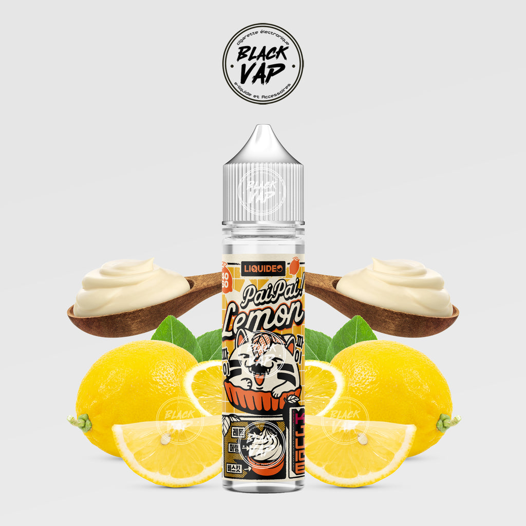 E-LIQUIDE KJUICE PAI PAI LEMON 50 ML LIQUIDEO - BLACK VAP