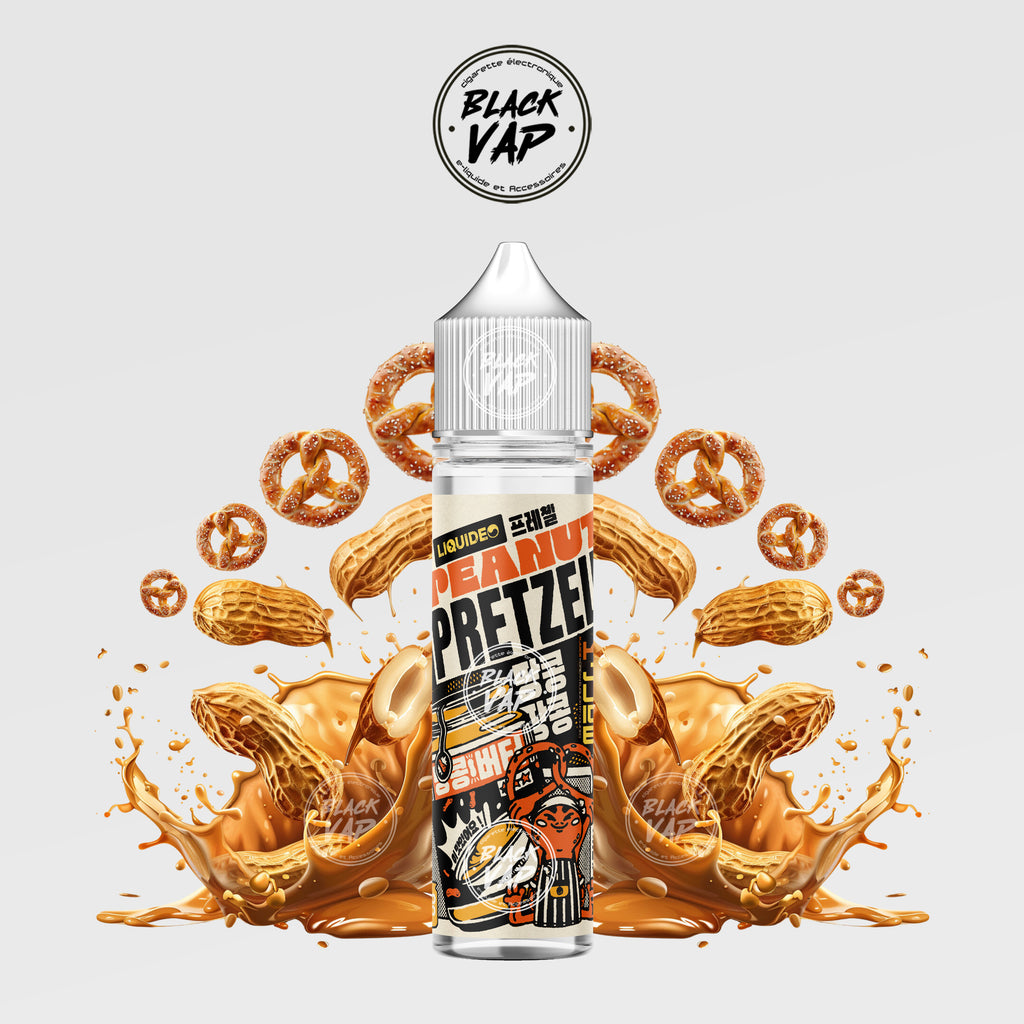 E-LIQUIDE KJUICE PEANUT PRETZEL 50 ML LIQUIDEO - BLACK VAP