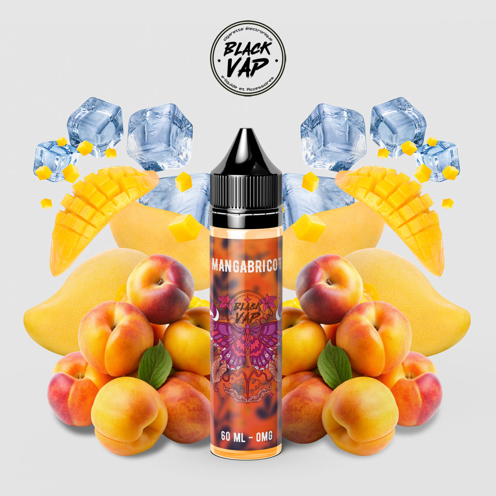 E-LIQUIDE MANGABRICOT MANGUE ABRICOT 60ML - BLACK VAP