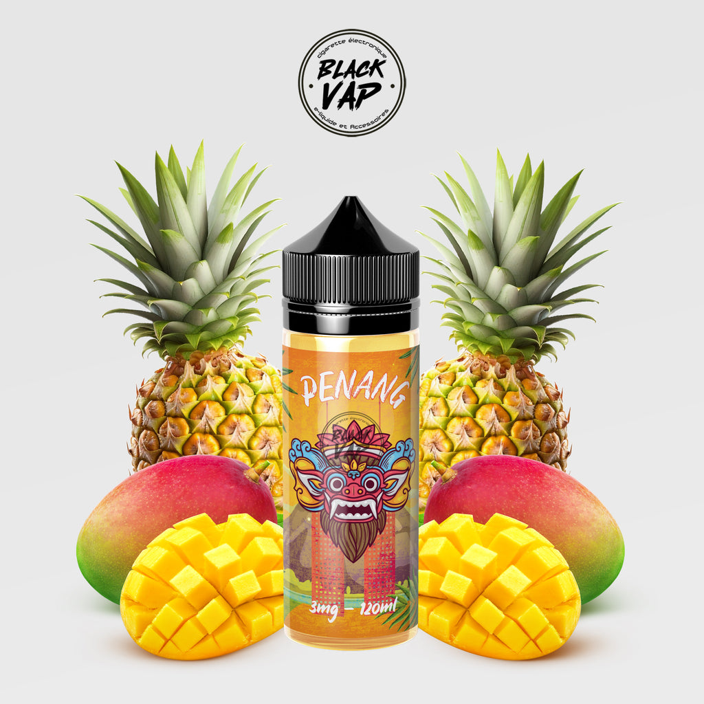 E-LIQUIDE PENANG MANGO PINEAPPLE 120ML - BLACK VAP