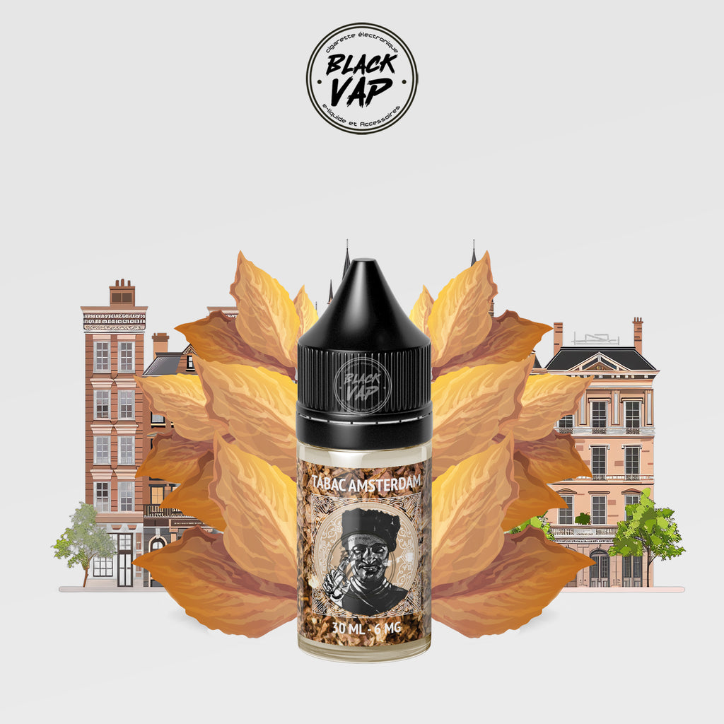 E-LIQUIDE TABAC AMSTERDAM 30ML - BLACK VAP